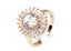 CZ Diamond Ring / 14K Rose Gold Plated Ring Carousel 1