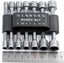 14 PCS Hex Power Nut Driver Drill/Socket Bits Adapter Set With Strong Sleeve Carousel 3