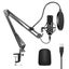Neewer 192KHZ/24BIT USB Computer Cardioid Mic Podcast Condenser Microphone Kit Carousel 1
