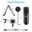 Neewer 192KHZ/24BIT USB Computer Cardioid Mic Podcast Condenser Microphone Kit Carousel 2