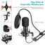 Neewer 192KHZ/24BIT USB Computer Cardioid Mic Podcast Condenser Microphone Kit Carousel 7
