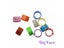 100 PCs Bird Clip Ring 8 Mm Plastic Digital Markup Parrot Pigeons 10 Colors Carousel 6