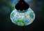 Turkish Mosaic Hanging Chandelier Large Green Blue Carousel 3