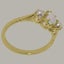 Gold Natural Opal & Pearl Womens Trilogy Ring - Full 9ct UK Hallmark Carousel 3