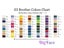 Simthread 64 Count Brother Colors Machine Embroidery Threads For Brother Pfaff Carousel 5