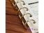 2Pcs Retro Metal Loose Leaf Book Binder Hinged Ring Binding Rings 3 Rings For Carousel 7
