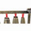 Chinese Musical Instrument Bronze Meditation Gong with 7 Ornate Cow Bell Set Carousel 4