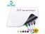A4 Mini 8"x12" Soft Fridge Magnet Kid White Board PET Film Notes FM04 Carousel 2