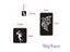 133pcs Airbrush Glitter Tattoo Stencil Woman Girl Kids Drawing Template Small Carousel 6