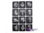 22PCS/Lot Glitter Airbrush Tattoo Stencil For Men Wolf Dragon Tiger Skull Carousel 4