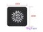 22PCS/Lot Glitter Airbrush Tattoo Stencil For Men Wolf Dragon Tiger Skull Carousel 5