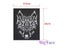 22PCS/Lot Glitter Airbrush Tattoo Stencil For Men Wolf Dragon Tiger Skull Carousel 6