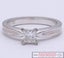 Diamond Solitaire 18ct White Gold Ring Carousel 1