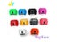 10 X New OEM 30mm Push Buttons Replace For Arcade Copy Sanwa Button Mame KOF Carousel 7