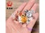 KAK 20/30/40mm Diamond Shape Design Crystal Glass Knobs Cupboard Drawer Carousel 10