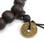 Vintage Unisex Black Buddhist Tibetan Prayer Wood Beads Coin Bracelet for Men Carousel 3