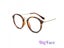 Temples For Glasses Round Glasses Eyeglasses Women Transparent Frame Retro Carousel 6