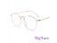 Temples For Glasses Round Glasses Eyeglasses Women Transparent Frame Retro Carousel 7