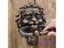 1 Piece Door Knocker Lion Vintage Cast Iron Doorknocker Lionhead Latch Home Carousel 6