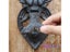 2 Pieces Vintage Door Knocker Cast Iron Doorknocker Winged Angel Cherub Door Carousel 4