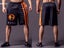 3D printing anime Dragonball men's sport shorts training basketball shorts Carousel 3