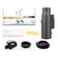 60X60 Optical HD Lens Monocular FMC BAK4 Waterproof Telescope Portable Nig Carousel 6