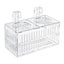 Acrylic Aquarium Fish Tank Guppy Double Breeding Breeder Rearing Box Hatchery Carousel 4