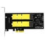 MAIWO KCSSD6Plus Dual Disk RAID Array M.2 SSD Converter Card PCI-E X4 to SATA Ex Carousel 4