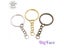 5/20Sets/Lot Key Ring Key Chain Round Split Keyfob Keyrings With Jump Ring For Carousel 3