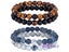 2pcs/set Style Couples Distance Bracelet Natural Stone Yoga Beaded Bracelet For Carousel 3