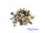 4 6 8 10 12mm 30-300pcs Gold/Gun-Metal Plated CCB Round Seed Spacer Beads For Carousel 3