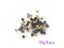 4 6 8 10 12mm 30-300pcs Gold/Gun-Metal Plated CCB Round Seed Spacer Beads For Carousel 8
