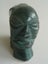 Malachite African Folk Art Masks x 3 + Carved Head Carousel 10