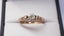 Lovely Vintage 9ct Gold Illusion Set Diamond Ring Carousel 1