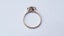 Lovely Vintage 9ct Gold Illusion Set Diamond Ring Carousel 3