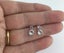 18K White Gold Crystal Stud earrings "Pamela" Carousel 4