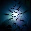 12pcs Halloween 3D Black Bat Wall Sticker Halloween Party Home Decor Sticker Carousel 6