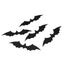 12pcs Halloween 3D Black Bat Wall Sticker Halloween Party Home Decor Sticker Carousel 7