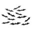12pcs Halloween 3D Black Bat Wall Sticker Halloween Party Home Decor Sticker Carousel 8