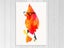 Bird - Pop Art - Red - Bird Art - Orange - Art Prints Carousel 1