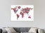 Butterfly World Map - Art Prints - Contemporary - Colourful Carousel 2