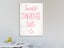 Nursery, Kids Art - Pink Typography - Contemporary Art - Art Prints Carousel 2