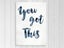 Nursery, Kids Art - Blue Typography - Contemporary - Artwork - Art Prints Carousel 1