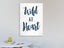 Nursery, Kids Art - Blue Typography - Wall Art - Contemporary - Art Prints Carousel 2