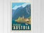 Retro - Austria - Vintage - Pop Art - Landscape - Wall Art - Art Prints Carousel 1