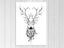 Deer Stag - Contemporary Art - Pop Art - Animal - Boho - Wall Art - Art Prints Carousel 1