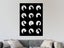 Pop Art - Animal - Circles - Black And White - Wall Art - Art Prints Carousel 2