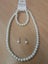 CREAM PEARL NECKLACE EARRING BRACELETS Carousel 1