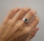 Art Deco Style Platinum Emerald Cut Aquamarine & Diamond Engagement Ring Carousel 17