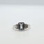 Art Deco Style Platinum Emerald Cut Aquamarine & Diamond Engagement Ring Carousel 14